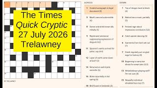 The Times Quick Cryptic 3364