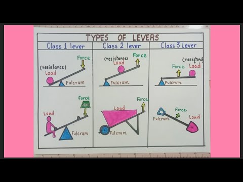 How to draw Diagrams of Types of Lever