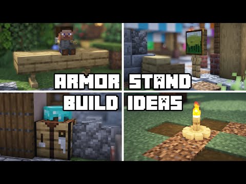 Minecraft - Armor Stand Build Hacks!