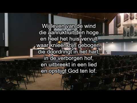 Lied 687, Wij leven van de wind