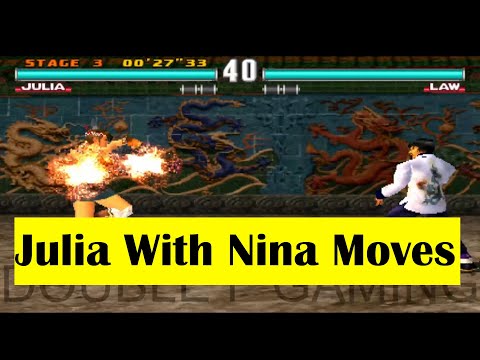 Julia with Nina Best Moves Gameplay - Tekken 3 (Arcade Version) (Remake) (Requested)