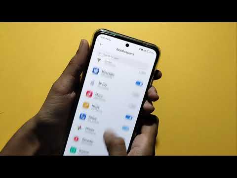 Redmi note 10 lite Notification Setting | How to off app notification | notification band kaise kare