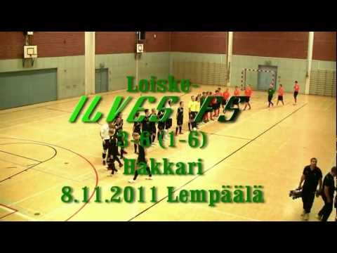 Loiske-Ilves FS 3-6 (1-6) Futsal-Liiga 8.11.11 Lempäälä Hakkari maalikooste
