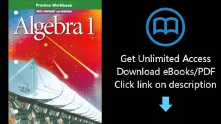 Download Holt, Rinehart and Winston Algebra 1: Practice Workbook PDF