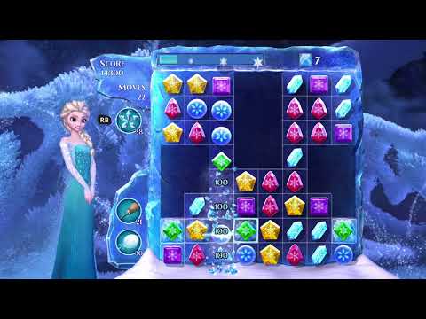 Frozen Free Fall: Snowball Fight Level 75 Walkthrough, , No Power Ups