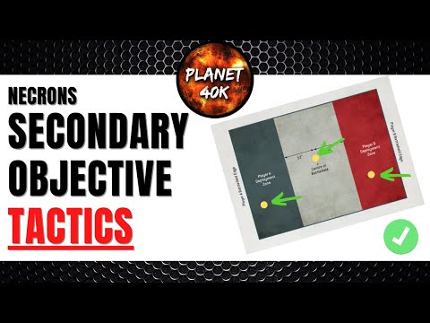 Necrons Secondary Objective Tactics - How To WIN - Warhammer 40k - 9th Edition