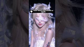 Angelic facial features !🖤 #shorts #fypシ #girls #aesthetic #angel #youtubeshorts #cute #blackpink