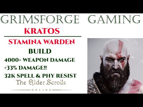 ESO Stamden "Kratos" 2H/S&B PVE & PVP Build. Major AND Minor Berserk (+33% damage)!!!