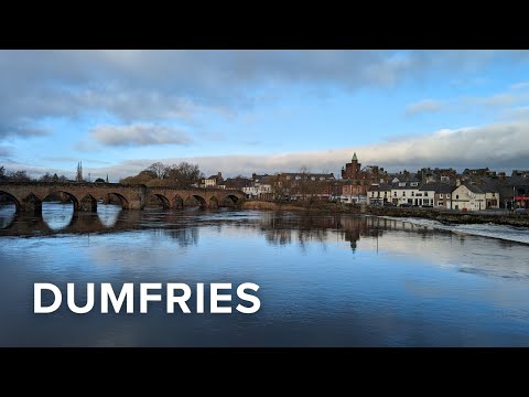 The Historic Town of DUMFRIES - Is It Worth A Visit? - Scotland Walking Tour | 4K | 60FPS