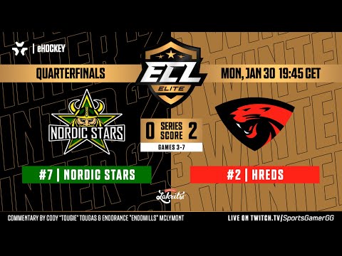 ECL Elite Winter '23 Playoff HIGHLIGHTS | Nordic Stars vs. hREDS - NHL 23 EASHL 6s Gameplay