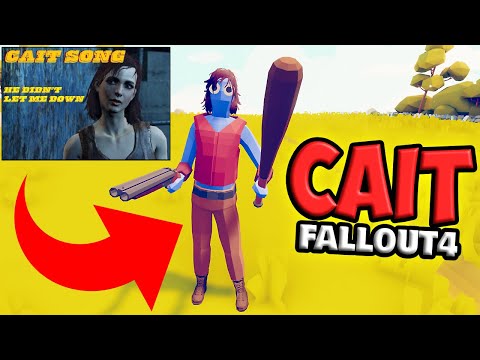 Cait(Fallout 4) vs Every Faction - TABS Unit Creator Update Mod Gameplay