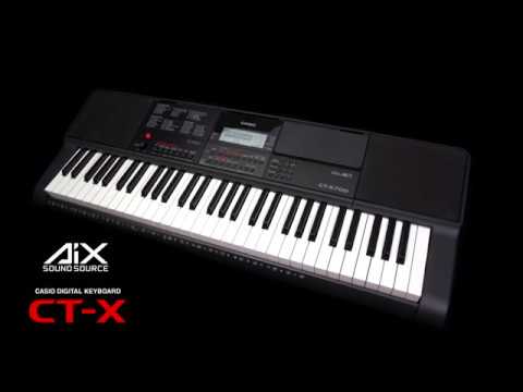 Casio CTX700 61-Key Touch Sensitive Portable Keyboard with Piano