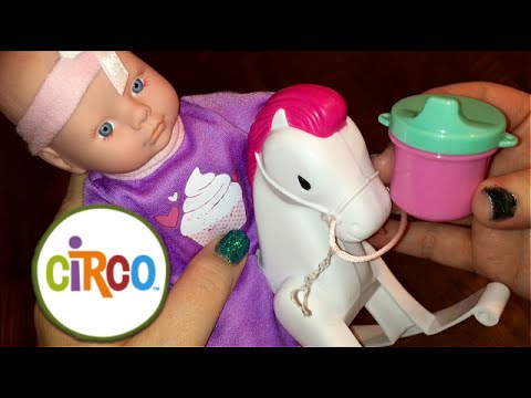 Mini Circo Baby Doll from Target with Rocking Horse, Bottle, Cup, and Diaper Bag Video