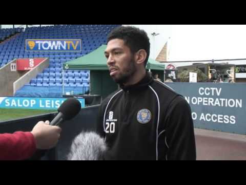 Nathaniel Knight-Percival pre Burton Albion home 14/15 - Town TV