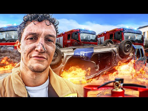 24H JAKO STRAŻAK PSP (ETAP 2) - PRAWDZIWY POŻAR