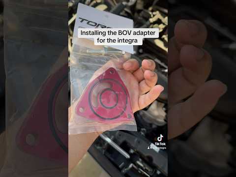 Acura integra BOV adapter #acuraintegra #cartok #carmodification #turbo