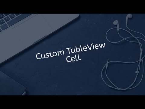 How to create custom tableview cell in swift ios