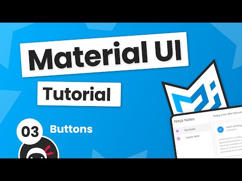 Material UI Tutorial 3 Buttons