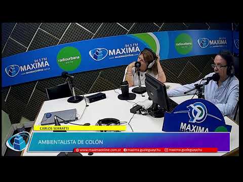 Carlos Serratti. Ambientalista de Colón| Radio Máxima 94.5mhz. Gualeguaychú