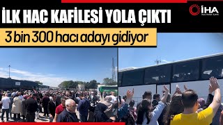 Bursa'da İlk Hac Kafilesi Dualarla Yola Çıktı