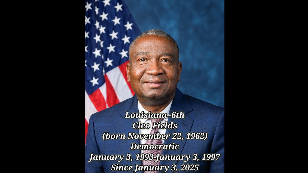 Video: Rep. Cleo Fields (D-LA-6) congressional biography and career timeline