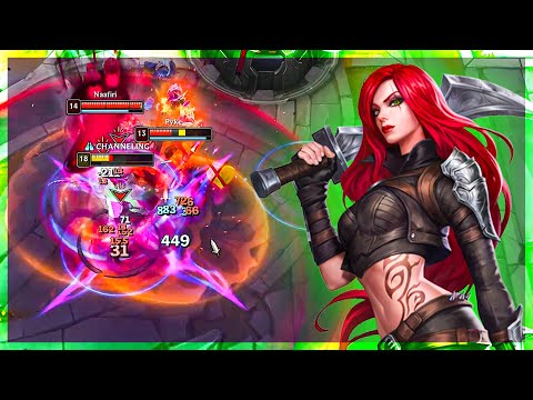 KATARINA HYBRID JUNGLE! 300 AP, 300 AD!