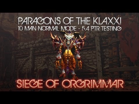 Paragons of the Klaxxi - 10 Man Normal Mode [5.4 PTR]
