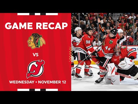 Blackhawks vs. Devils Game Highlights | 11.12.25