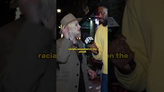 Brits gets accused as a RACIST in the US :/ #streetinterview #america #london #cultures #shorts