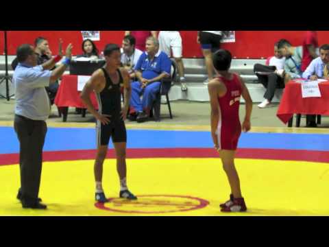 2012 Cadet Pan-American Championships: Greco-Roman 54 kg Peru vs. Columbia