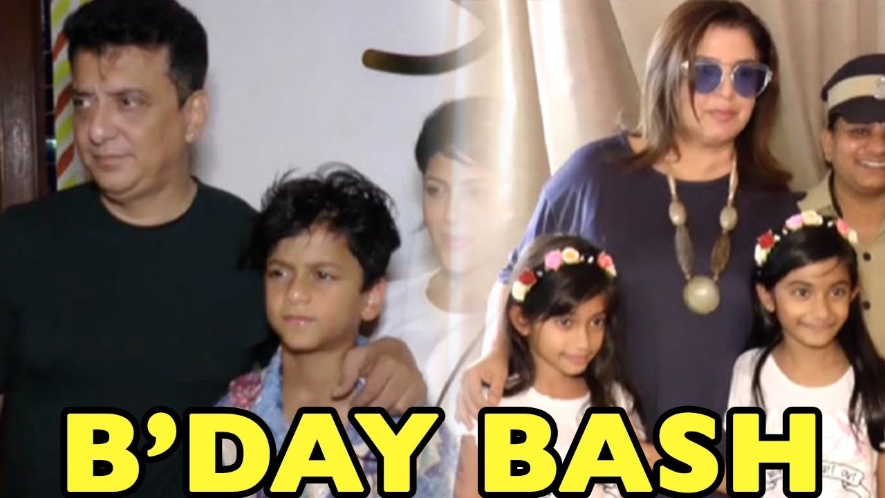 Celebrity Kids Arrive At Sajid Nadiadwala Son's Birthday Party