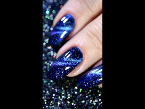 WNP031 Night Contrails, Magnetisk Cat Eye, Gust Of Wind, Whats Up Nails