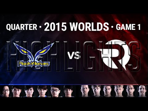 FLASH WOLVES vs ORIGEN Game 1 Highlights | Quarter-Final 2015 LoL World Championship | FW VS OG G1