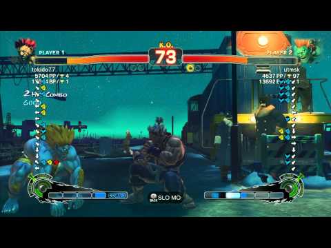 SSF4 AE: Tokido (Akuma) vs utmsk (Blanka) - Ranked Match (720p HD)