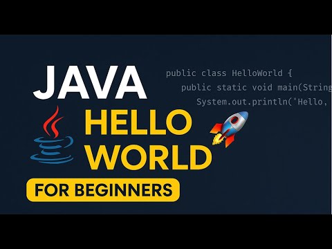 Java Tutorial For Beginners Hindi — First Program Hello World Learn Java Step By Step Java