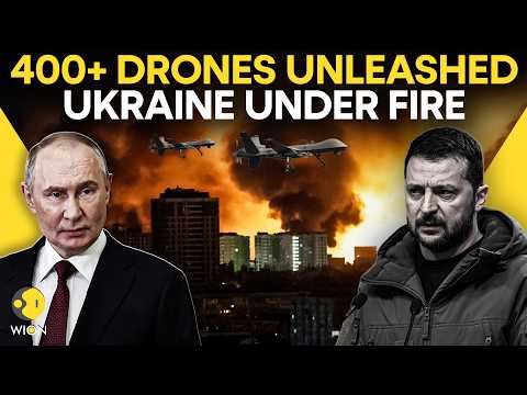 Russia-Ukraine War LIVE: Russia Pounds Ukraine With Over 440 Drones and Missiles Overnight | WION
