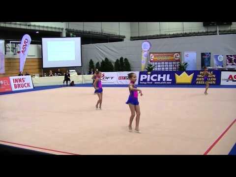 Rhythmische Gymnastik: Gruppen ÖM Innsbruck 2015 Tirol (1) Jugend C