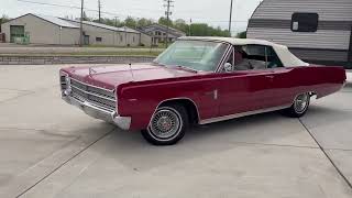 1967 Plymouth Sport Fury Convertible Driving Off