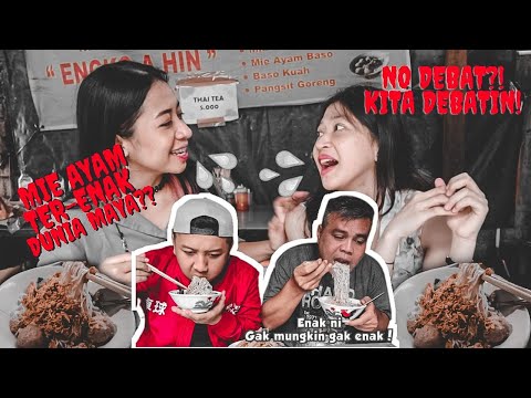 DEBATIN ABDEL DAN BOENGKOES! MIE AYAM ENGKOH AHIN TERENAK SEDUNIA FANA! MIE AYAM LEGEND PASAR MINGGU