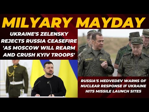 Russia warns of nuclear response if Ukraine hits missile launch sites ZELENSKI REJECTS CEASEFIFE