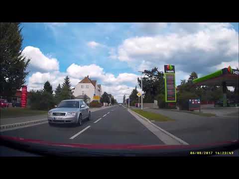 Fahrt durch Dahlen in Nordsachsen