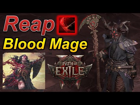 Path of Exile 2 [0.4] One Shot Reap Blood Mage build (Screen Clear)