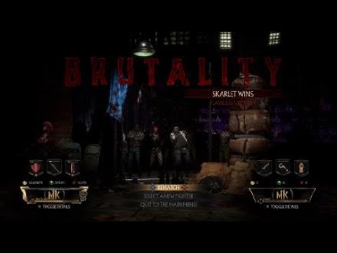 Mortal kombat 11 skarlet brutality tutorial:  purge