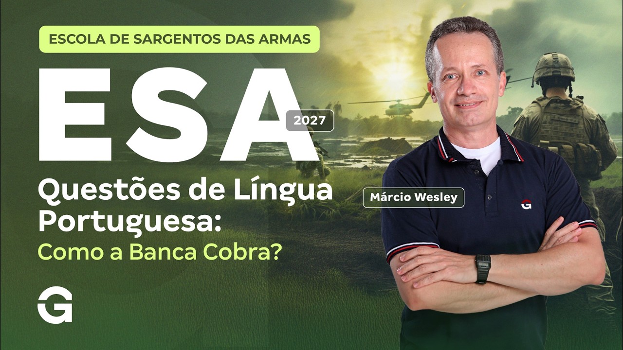 Concurso ESA 2027 | Questões de Língua Portuguesa: Como a Banca Cobra?