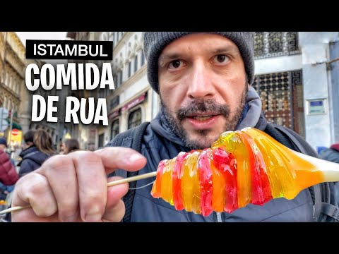 Provando 30 COMIDAS DE RUA em Istambul na Turquia 🇹🇷 [Documentário Completo]