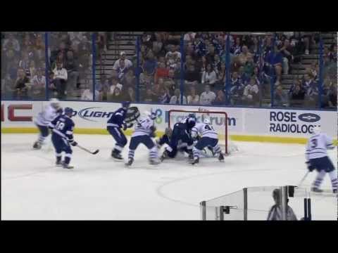 Bozak Goal - Leafs 3 vs Lightning 1 - Nov 22nd 2011 (HD)