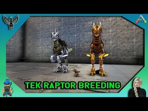 ARK: TEK RAPTOR BREEDING! THE CUTEST TEK BABY?