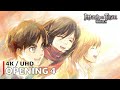 Attack on Titan - Opening 4 【Red Swan】 4K / UHD Creditless | CC