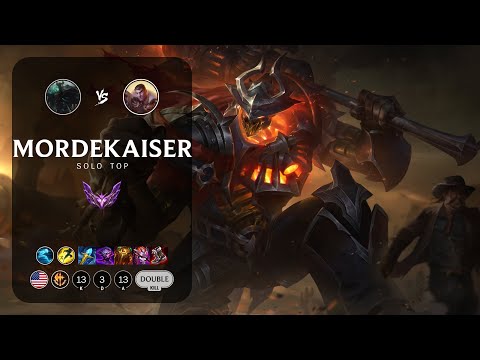 Mordekaiser Top vs Jayce - NA Master Patch 13.5