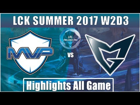 MVP vs SSG || Highlights All Game || LCK SUMMER 2017 || MVP vs Samsung